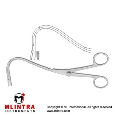 Elsaesser Nephrostomy Forcep Fig. 1 Stainless Steel, 21 cm - 8 1/4" Elsaesser Nephrostomy Forcep Fig. 1 Stainless Steel, 21 cm - 8 1/4"
